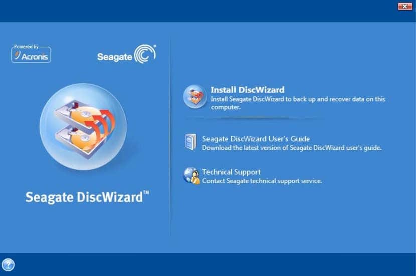 acronis seagate discwizard